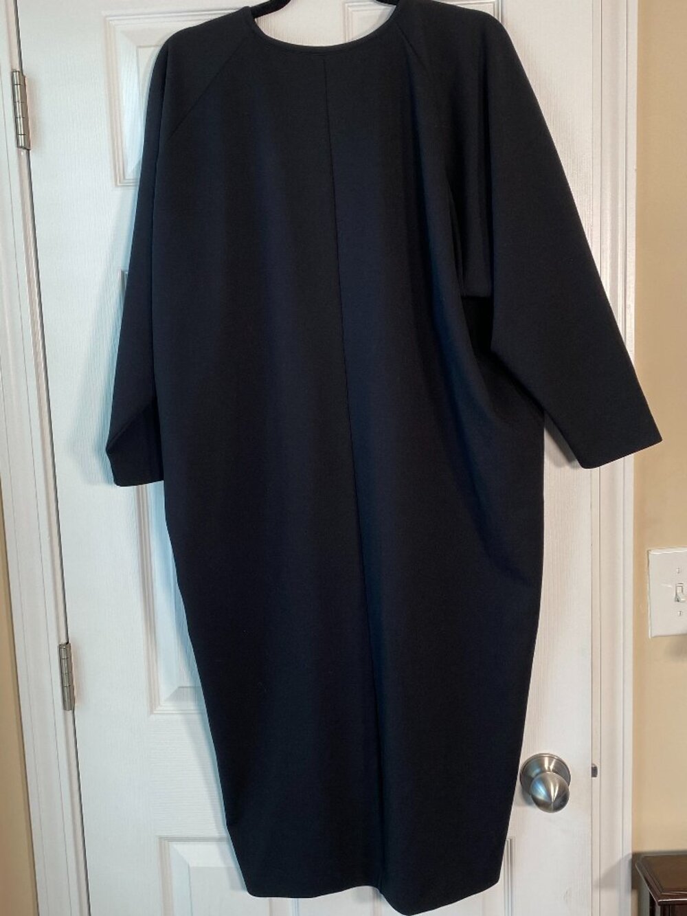 NWOT Revert | Black Dolman Sleeve Cocoon Maxi Dress | Made in USA | Size M - Picture 3 of 4